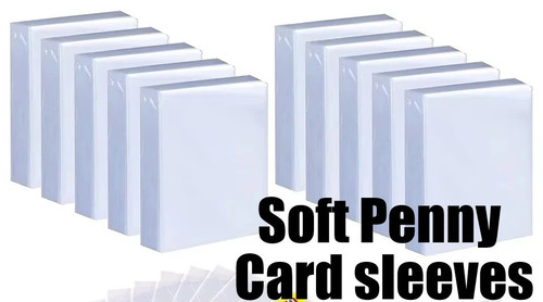 Clear trading card - trading,