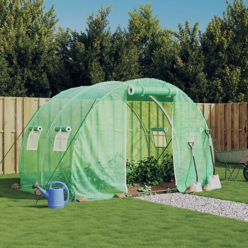 Greenhouse 3x2x2m green - green, pe