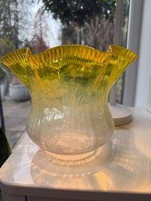 antique yellow pleated wavy