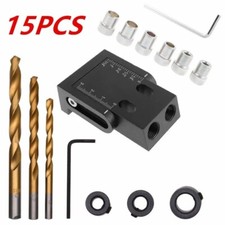 15PCS Pocket Hole Jig Kit 15°