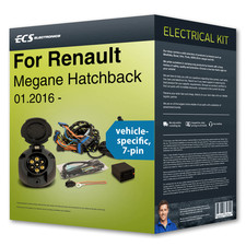 Towbar wiring kit 7-pin specific ›for RENAULT Megane Hatchback 16- incl. manual
