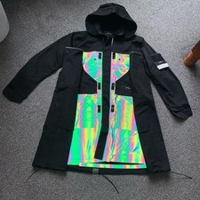 Stone Island Reflective Shadow Project Soft Shell Scarabo Jacket Coat Size Large