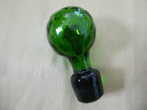 Vintage solid glass green - vintage,