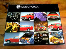 ALFA ROMEO ALFETTA GTV  2000L SALES BROCHURE, APPROX 79, CENTRE SPEEDO MODEL