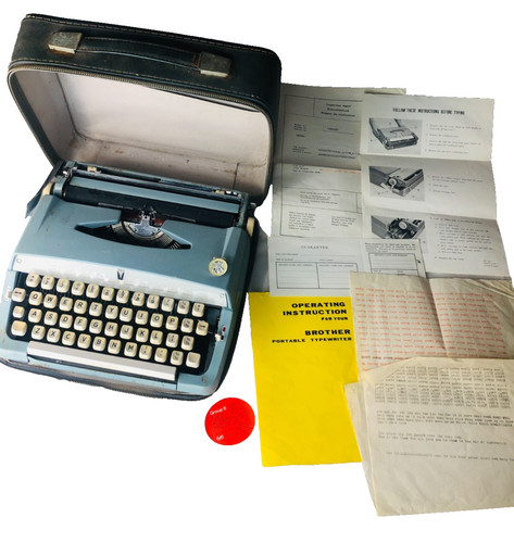 Typewriter 1970 brother - typewriter, de