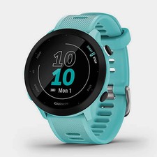 Garmin Forerunner 55 GPS Running Smartwatch Fitness Tracker Blue No Charger