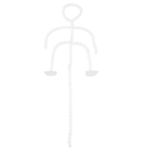 White plastic doll making - plastic, kit