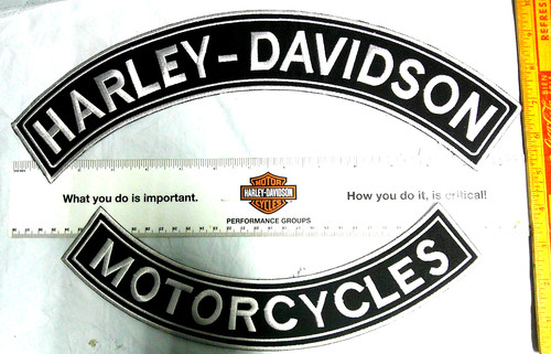 Harley back patch set - , 2