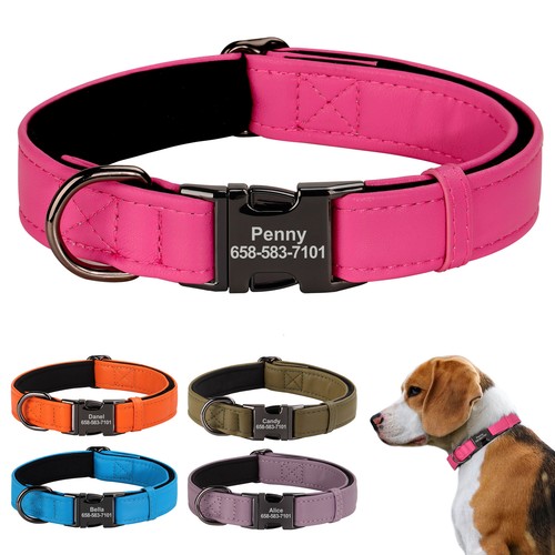 Personalised dog collar soft - personalised,