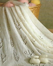 Baby Shawl and Bootees