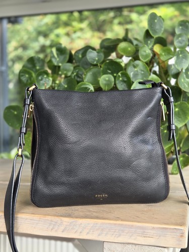 Fossil black leather - fossil,