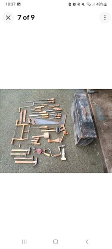Vintage carpenters tool box - vintage,