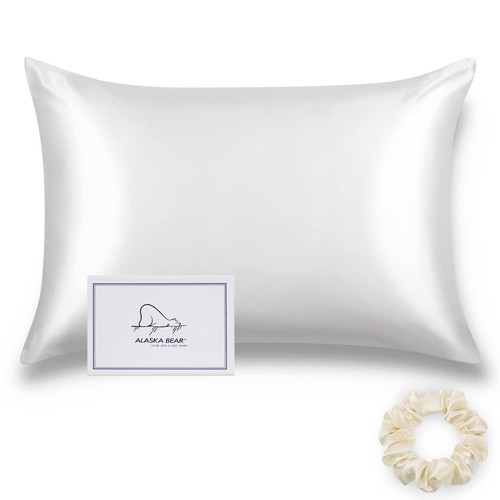 Alaska bear silk pillowcase - alaska,