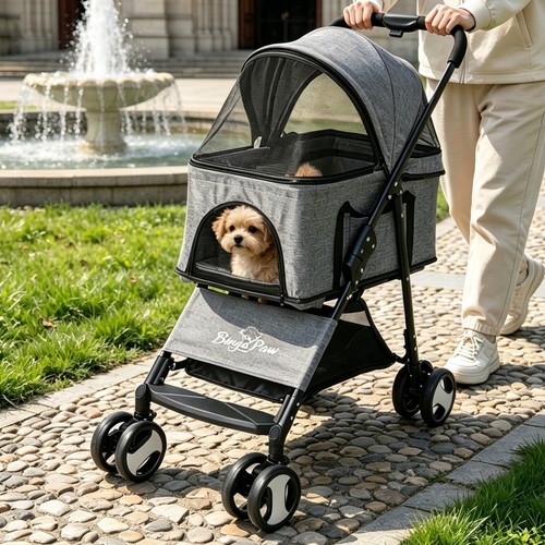 Rolling wheeled dog - rolling,