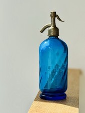 Antique Swiss Turquoise Glass