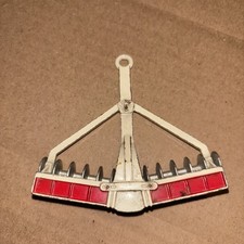 Dinky Toys/Meccano 322 Disc Harrow Diecast Metal Plough for David Brown Tractor