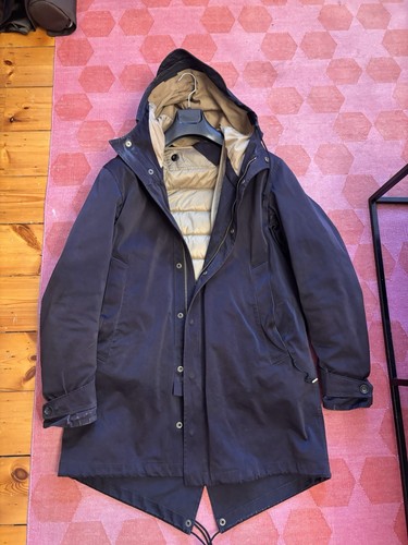 Ten parka navy blue - parka,