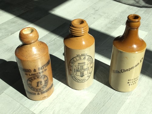 Antique stoneware ginger beer - stoneware,