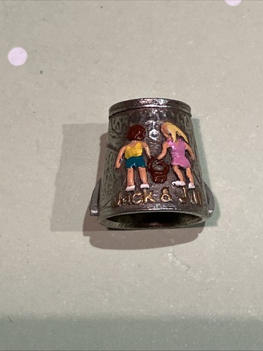 Vintage nursery rhyme thimble - nursery,