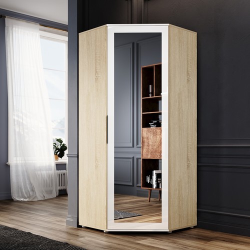 White oak high gloss - high,