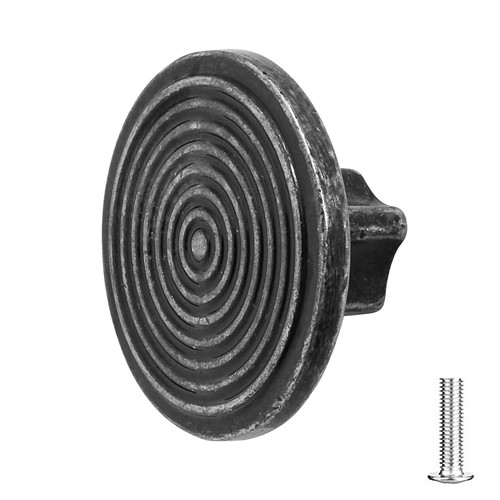 Round cabinet knobs - round, gold