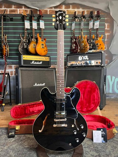 Gibson 335 dot ebony 2023 - es-335,
