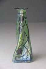 Loetz Sterling Silver Overlay