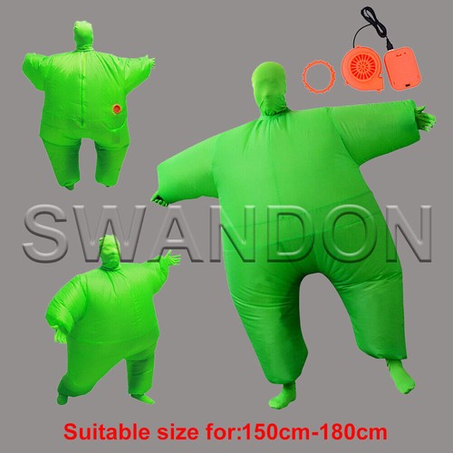 Green adult inflatable - inflatable, fat