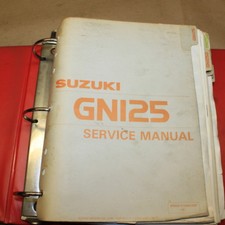 Suzuki 1983 GN125/250 DR100/250 SP100/250/500Factory Service Manual Repair Book