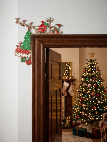 Christmas door top decoration - christmas,