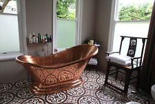 Copper Bathtub "Princess Alexandra" Hand Made Package Deal 