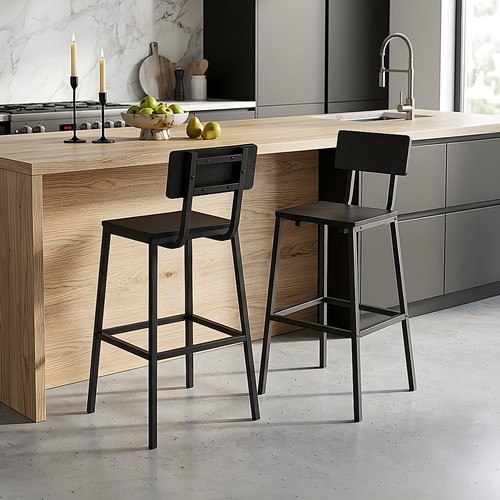 Set black industrial bar - set,