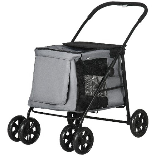 Wheels pet pushchair pawhut - wheels,