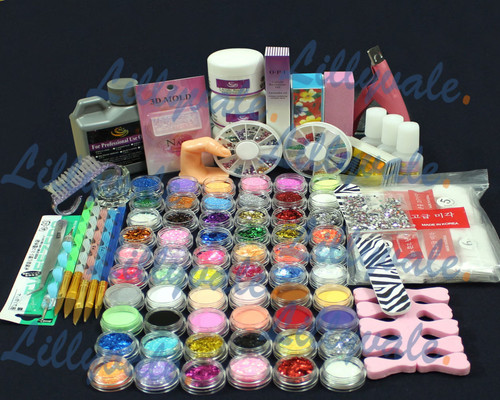 Powder 60pc acrylic glitter - powder,