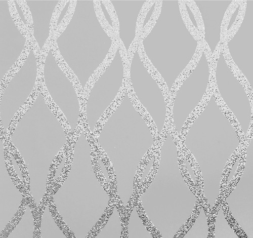Arthouse sequin trellis silver - sequin,