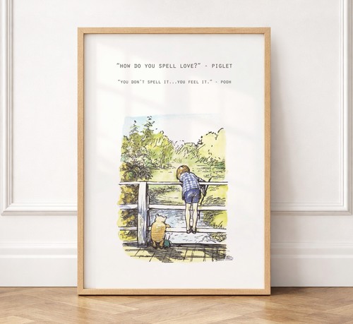 Winnie the pooh quote print - winnie,