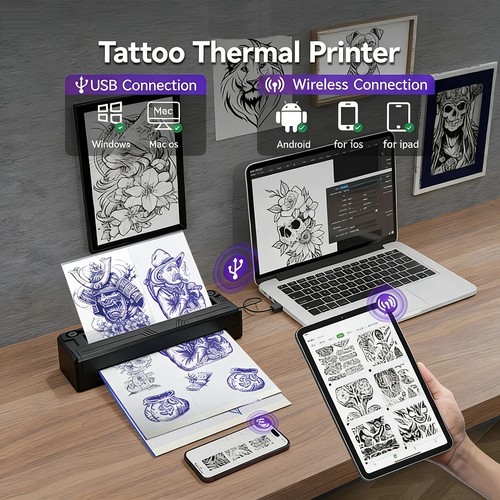 Wireless tattoo stencil - wireless,