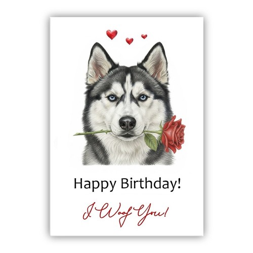 Siberian husky dog birthday - siberian,
