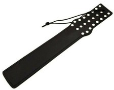 Strict Spanking Paddle, Studded Leather paddle spanking Whip / Tawse