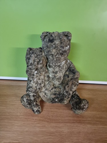 Vintage teddy bear holding - teddy, a