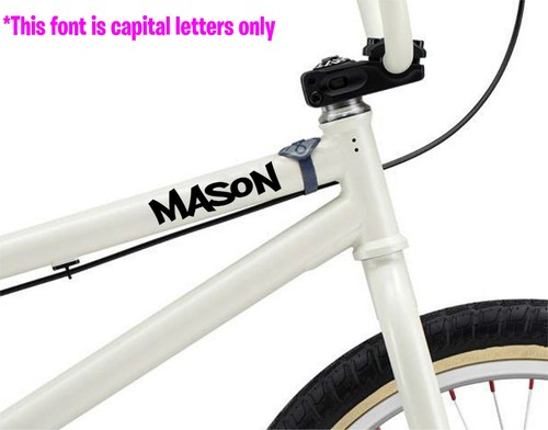 Personalised bike name - personalised,