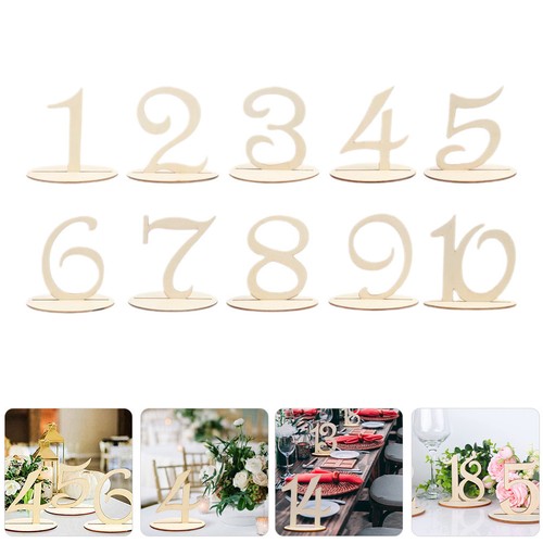 Pcs wooden table number - pcs,