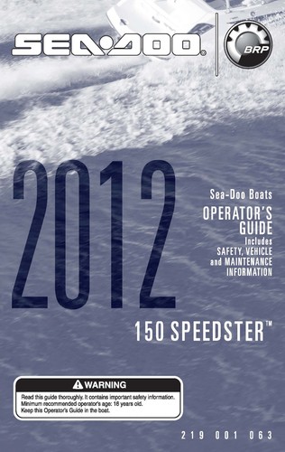 Sea doo owners manual - owners,