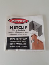 Metpost Metclip Fence Clips Suitable Upto 40mm Pack Of 40