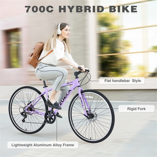700 35c hybrid bike speed - bike, 7