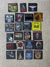heavy metal band patches