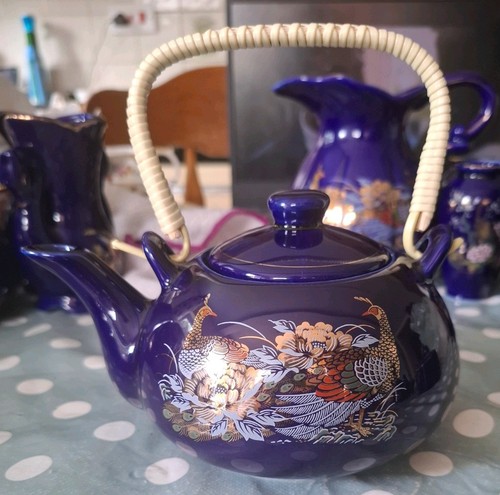 Vintage japanese cobalt blue - japanese,