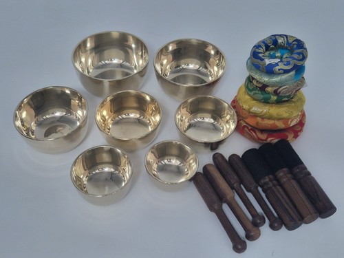 Tibetan singing bowl set - tibetan,