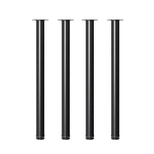 Black steel table - black,