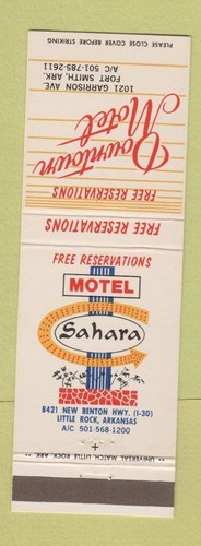Matchbook cover downtown - -,